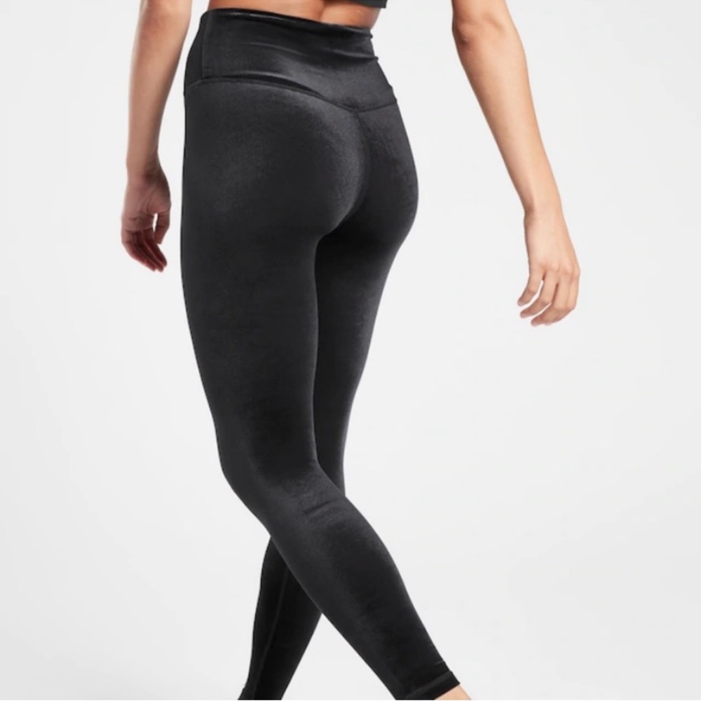 Athleta Elation Ultra High Rise Velvet Tight Size XL - Picture 2 of 3